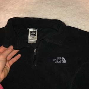 Black North Face Quarter Zip